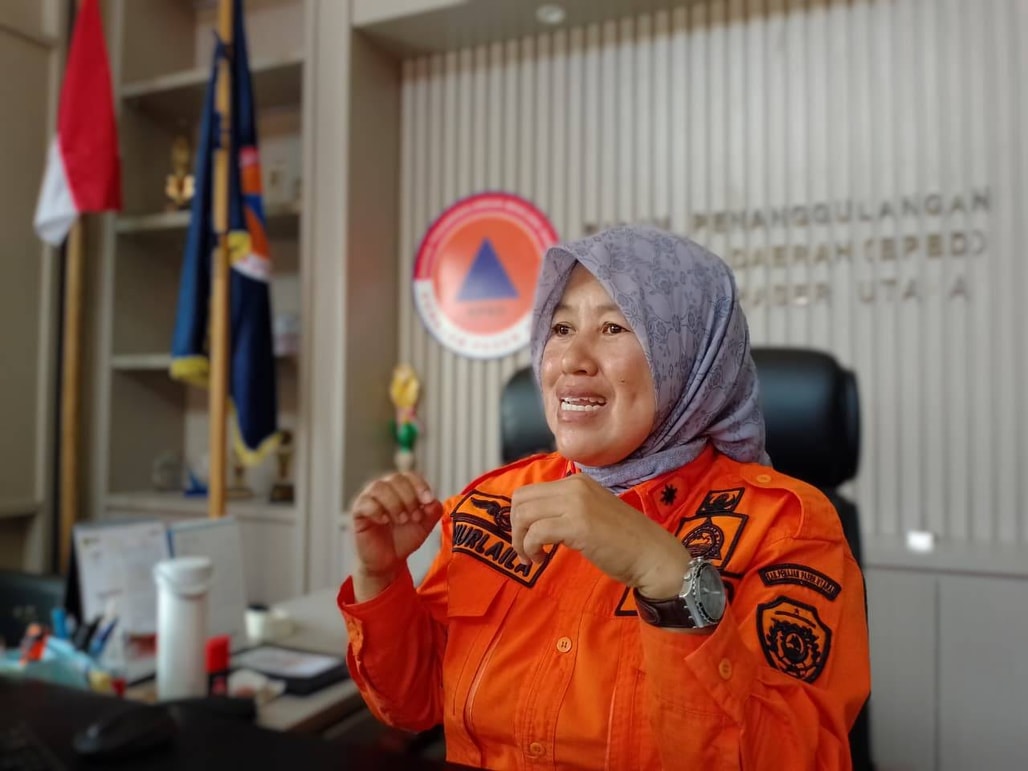 Kepala Pelaksana BPBD PPU, Nurlaila. (Foto: Cindy/seputarfakta.com)