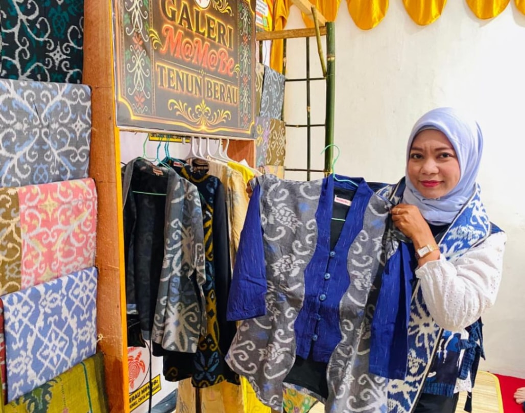 Produk Tenun Kabupaten Berau. (Foto: Baiq Eliana/seputarfakta.com)